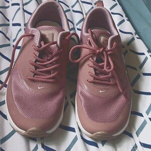 Nike tennis shoes mauve color